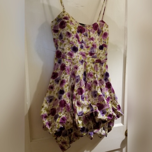 5 for $25 As U Wish Floral Ruffled Dress - Picture 2 of 6